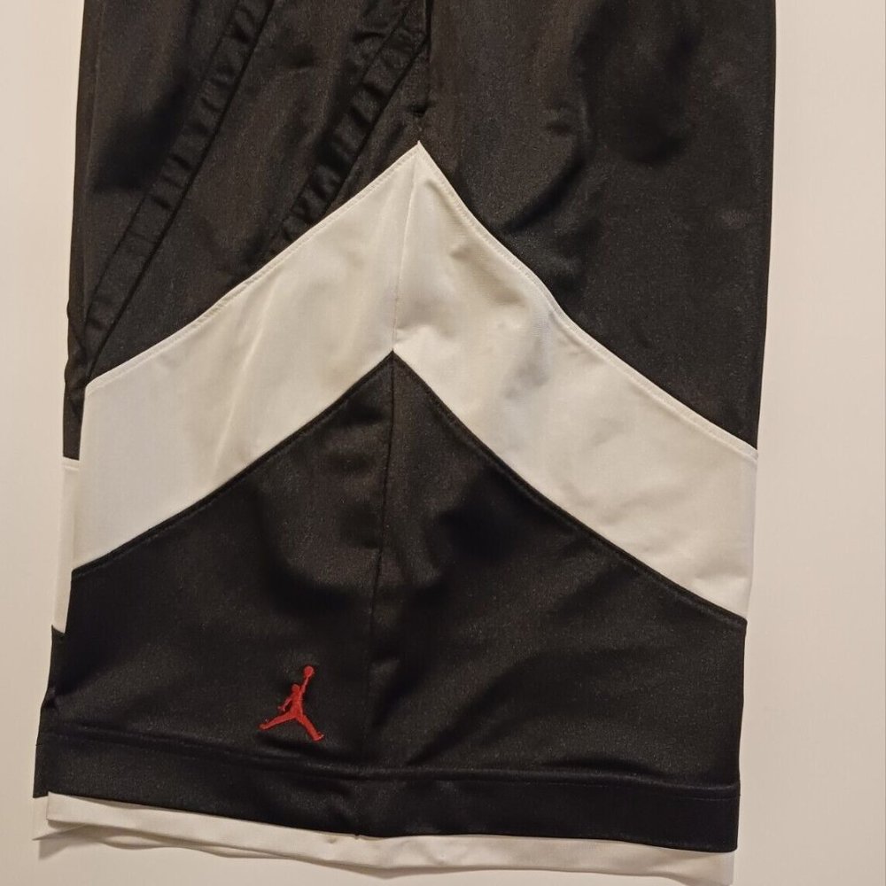 2 (Jordan) Basketball Shorts (Black/Gray)-and-(Black/Red)-(Pre-owned)-(L)-$30.00 - Picture 1 of 6